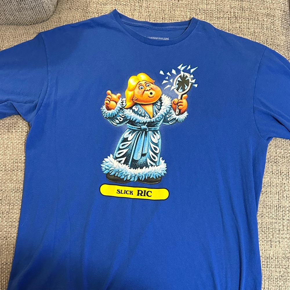 Ripple Junction Blue Graphic Tee “Slick Ric” size xl